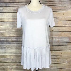 Wishlist Ruffle-Hem Light Lavender Top